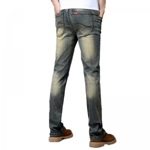 Vyriški džinsai tiesiomis kojomis Aukštos kokybės nauji vyriški laisvalaikio džinsai