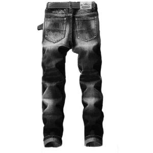 Vyriškų pėdų kelnių gamyklos tiesioginis pardavimas plėšyti vyriški džinsai