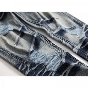New Spring Men's Personality Hlatsoa Jeans Factory Direct Wholesale Price
