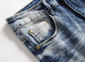 Kesayetiya modayê ji bo mêran jeansên piçûk ên elastîk ên nostaljîk ji bo mêran rijandin
