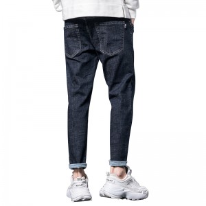 2022 New Men's Slim Ripped Jeans Precio de fábrica Tela suave