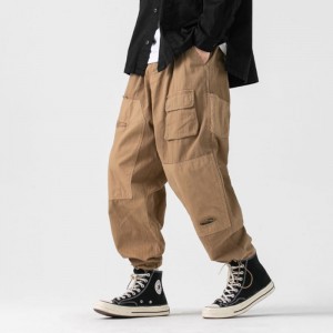 Factory direct sales fashion men’s cargo pant woven loose cargo pant casual men’s trousers