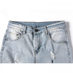 Lachin Faktori Custom Wholesale Ripped Plus Size Jeans Gason