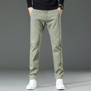 Нові чоловічі повсякденні штани корейської версії тонкі стрейч брюки невеликих штанів чоловічі осінні прямі молодіжні штани