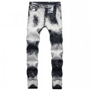 OEM 2021 新しいジーンズの男性の高品質の洗浄デニム ロング パンツ プラス サイズ カスタム ジーンズ