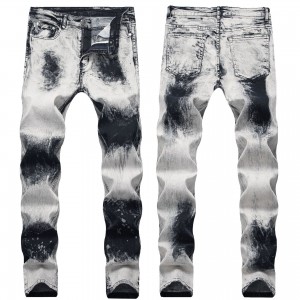 ОЕМ 2021 нове фармерке за мушкарце високог квалитета за прање дугих панталона од џинса плус величине прилагођених фармерки