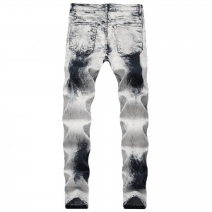OEM 2021 new jeans men high-quality washing denim long pants plus size custom jeans