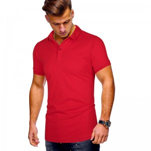 T-shirts i plusstorlek för män ledig pikétröja sommar kortärmad t-shirt för män anpassade kläder pikétröjor