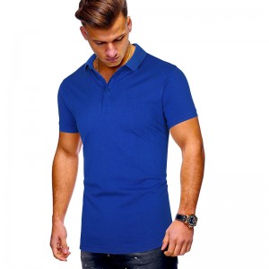 T-shirts i plusstorlek för män ledig pikétröja sommar kortärmad t-shirt för män anpassade kläder pikétröjor