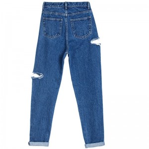 I-Wholesale Fashion Girls Pant Ripped Jeans
