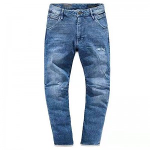 Jeans d'omu ricamati di moda Pantaloni d'omi populari di alta qualità
