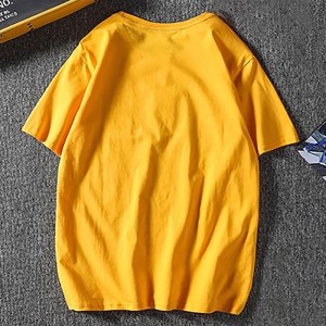 Horúce produkty Módne pánske tričko s okrúhlym golierom a krátkym rukávom s písmenovou potlačou