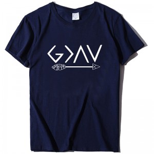 Summer Cotton Kortärmad pilsymboler Tryckt T-shirt för män