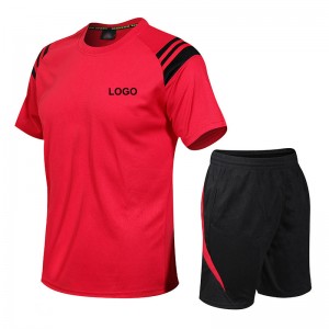 Sommer fuktighetsabsorpsjon hurtigtørkende sportsdress T-skjorte mengdetilpasning LOGO