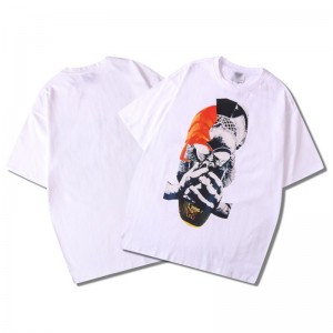 Mode Casual rundhalsad kortärmad T-shirt med tryck för män