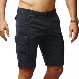ฤดูร้อนกางเกงคาร์โก้ชายหาดลำลองหลายกระเป๋ากางเกงกีฬาสำหรับผู้ชาย