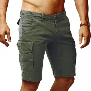 Summer Cargo Hosen Strand Casual Multi-Pocket Sports Shorts fir Männer