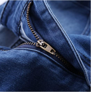 Чоловічі рвані джинси зі стрейч-прямими брюками