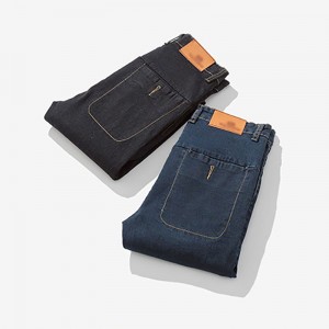 Hoë kwaliteit Was Mikro-elastiese Los Plus Size Casual Broek Jeans Mans
