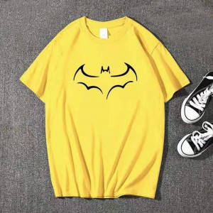 Pohodlné pánske tričko s krátkym rukávom s potlačou netopierov
