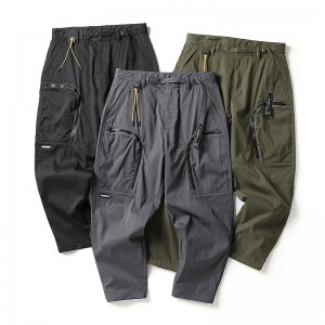 Чоловічі штани cagro тривимірні на блискавці з великими кишенями для відкритого використання, функціональні cagro pant