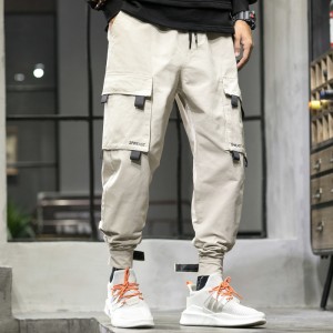 Cargo-Hose der Männer Mode große Größe Multi-Pocket-elastische Hose der Männer Cargo-Hose