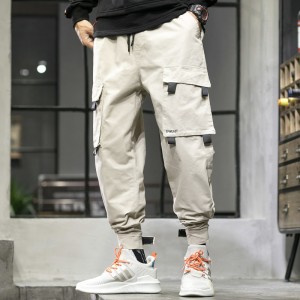 herre cargo bukser Fashion stor størrelse multi-pocket elastiske bukser herre cargo pant