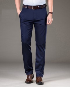 2021 Baru celana pria celana formal pria kualitas tinggi celana kasual pria lurus