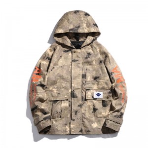 men's plus size camouflage jacket fashion hooded overalls baki ea banna ba ka holimo