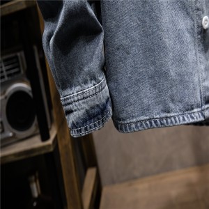 Blue jeans Jacket Chaqueta superior de moda para hombre Otoño Invierno Temporada Top