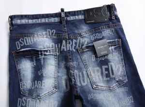 Modische, lässige, zerrissene Patch-Jeans mit mittlerer Taille und Knöpfen, Stretch, gewaschene, schmale Jeans für Männer