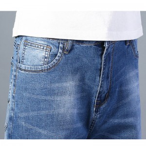 Imfene Geza Embroidered Back Pocket Plus Size Jeans Men