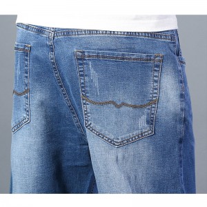 Monkey Wash Embroidered Back Pocket Plus Size Jeans Men