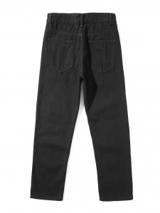 Calças jeans masculinas de fábrica com elástico fino camuflagem para pés