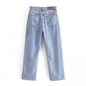 Jeans manga miendrika elastika miendrika 4 ho an'ny vehivavy