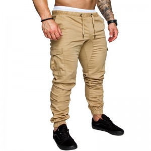 Prilagođene modne Cargo pantalone za muškarce visoke kvalitete Casual muške hlače s vrpcom