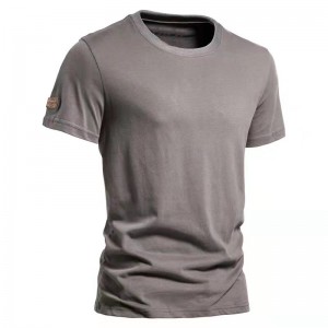 Fashion Mens Quality Short sleeve O Neck Blank Slim Casual Mens T shirt