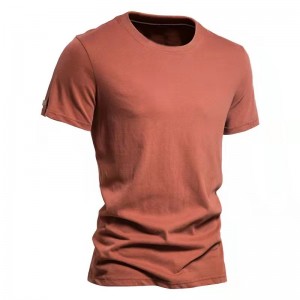 Moud Männer Qualitéit Short Sleeve O Neck Blank Slim Casual Männer T Shirt