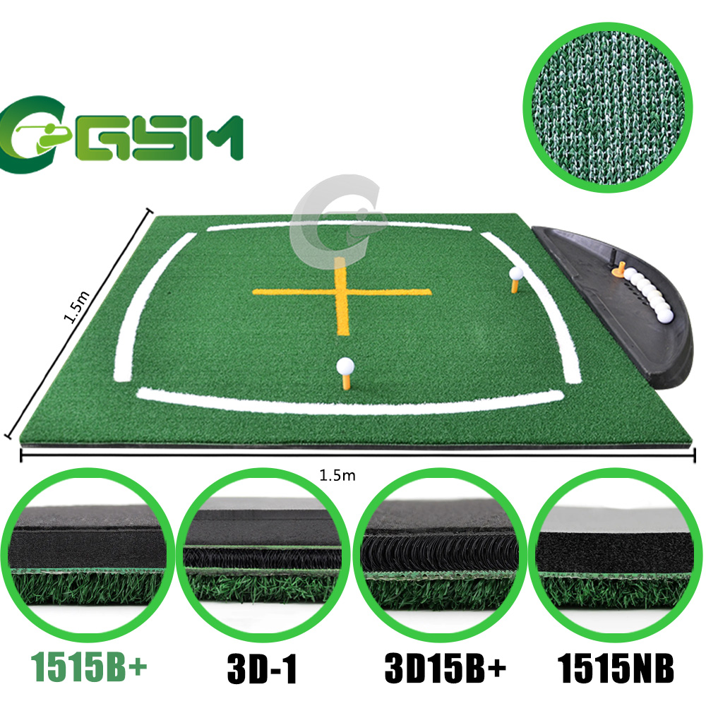 3D Golf Teaching Mat Arch Line ati Cross – 150*150cm Golf Driving Range Mat Golf Hitting Mat 1515BYJ-X