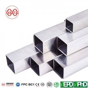 Factory Promotional Hot galvanized square tube to Angola Factories