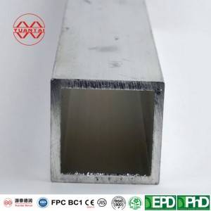 Factory Promotional Hot galvanized square tube to Angola Factories