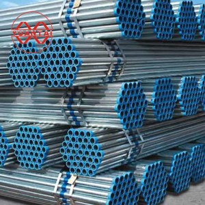 ASTM A53 Hot Dip Galvanized Round Steel Pipe Para sa Konstruksyon