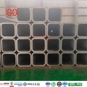 ASTM A36 kabhoni simbi welded square nyere simbi pombi mafekitari