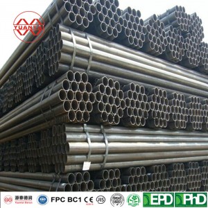 Black welded Steel Pipes Chinese Factory line chitoliro wopanga