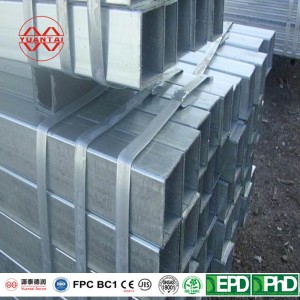 Fabricante barato de tubos de aço ERW galvanizado yuantaiderun