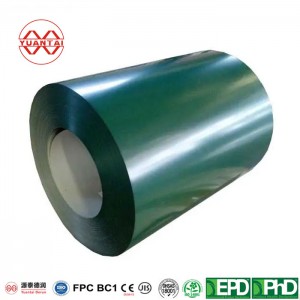 ເຫຼັກ coil ສີ RAL9002 ສີຂາວ Prepainted Galvanized Steel Coil