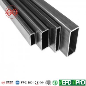 China Yuantaiderun fábrica de tubos de aceiro rectangulares