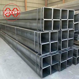 YuantaiDerun q235 svart fyrkantigt stålrör för konstruktion