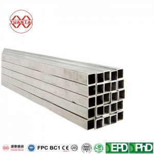 Hot Selling ASTM A53 A106 API 5L Alloy Galvanized Square pípa