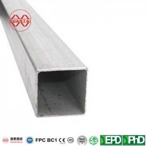 Wholesale PriceList for Hot galvanized square pipe to Nepal Manufacturer